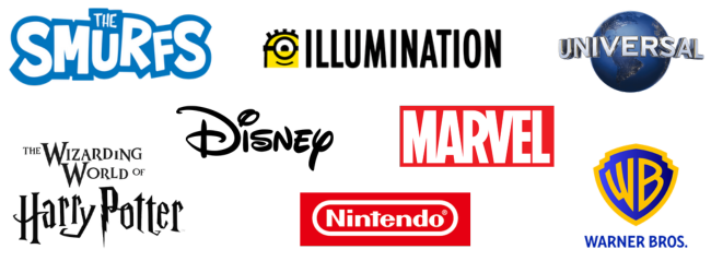 brands we license to and work with