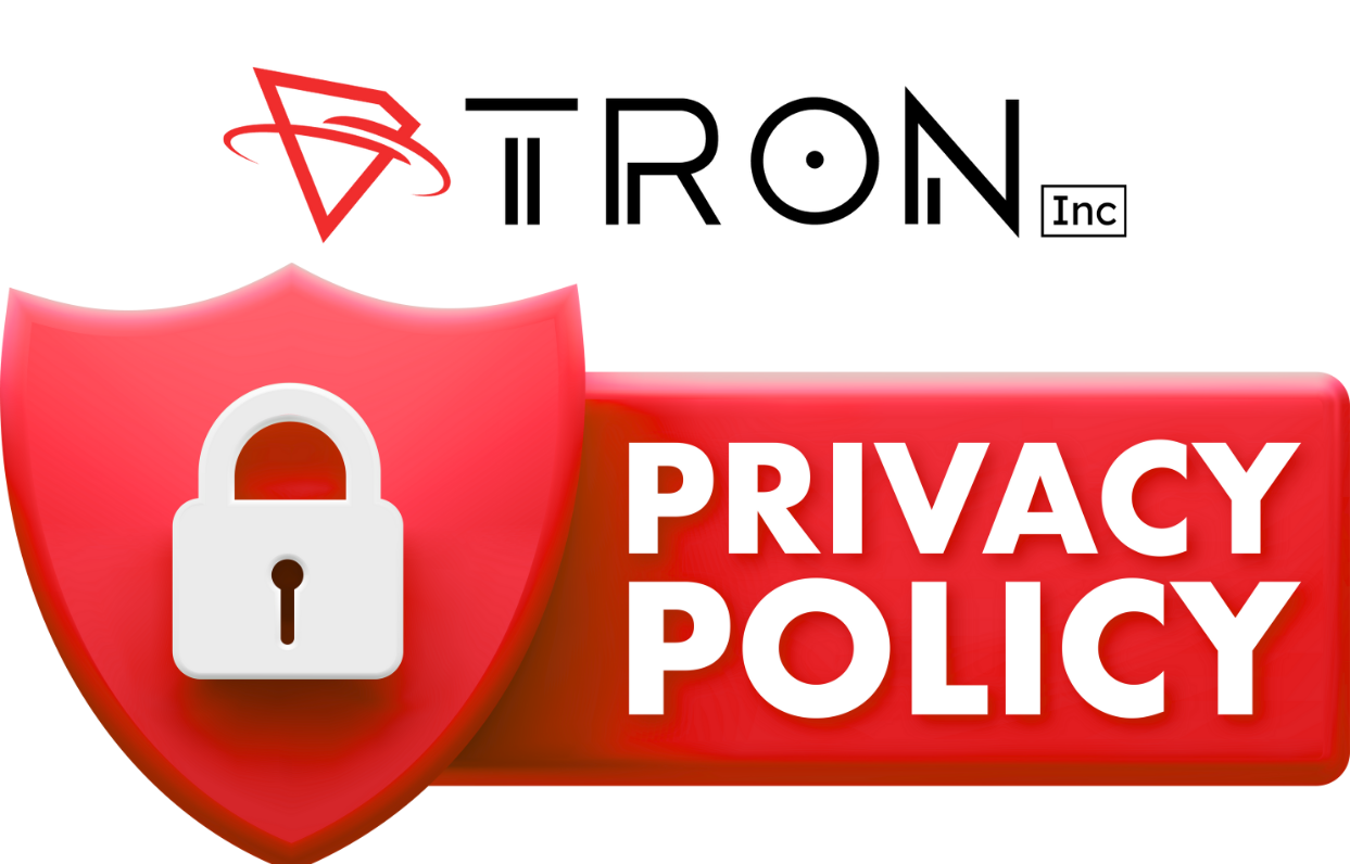 TRON Inc Privacy Policy graphic